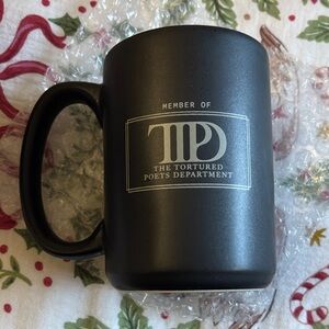 Black Tortured Poets Department Mug